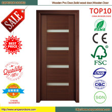 Coloful Decoration Ecology Interior PVC Wood Door